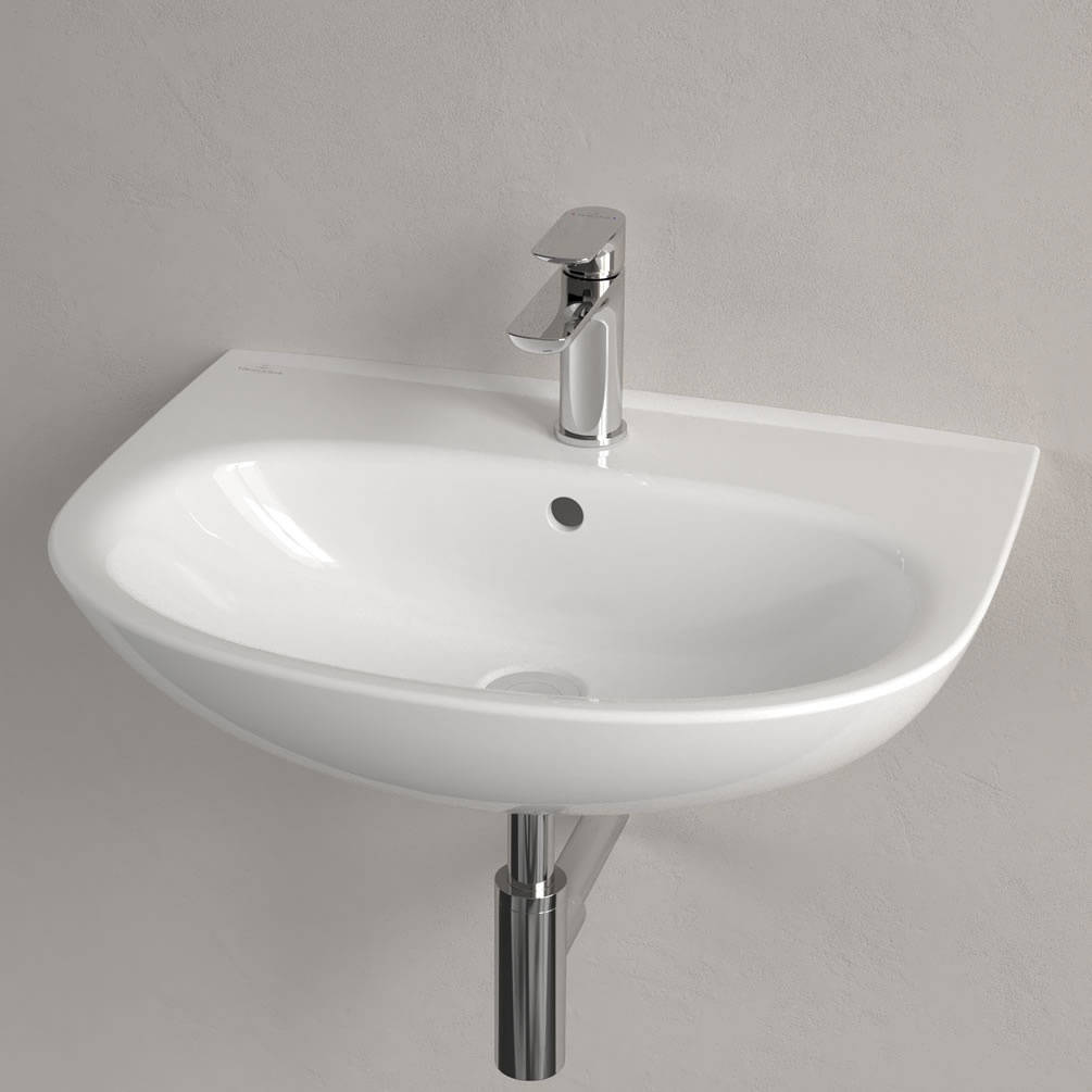 Lifestyle image of Villeroy & Boch O.Novo Lite 600mm Wall-Hung Basin